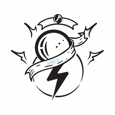 Atmospheric emblem "thunderstorm jets" design graphic design illustration typography vector