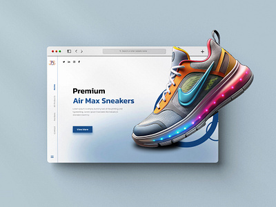 Sneakers Landing page branding design inspiration landing pages shoose web snakers website design website design