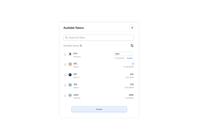 Token balance token ui web3.0