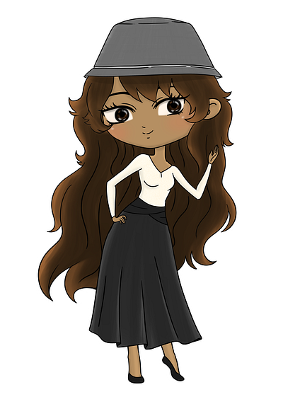 Custom Chibi for a Client design graphic design illustration