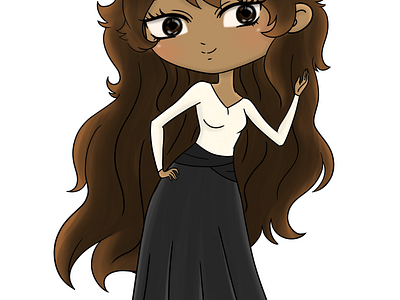 Custom Chibi for a Client design graphic design illustration