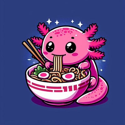 kawaii axolotl