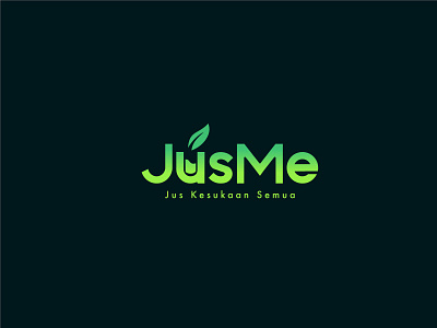 Jusme Logo Design for Juice Beverages branding graphic design logo refreshingdrinks