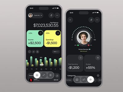 Finance App adobe xd android app app application bank banking figma finance financial ios app mobile mobile app mobile ui ui ui ux uidesign user experience user interface userinterface ux