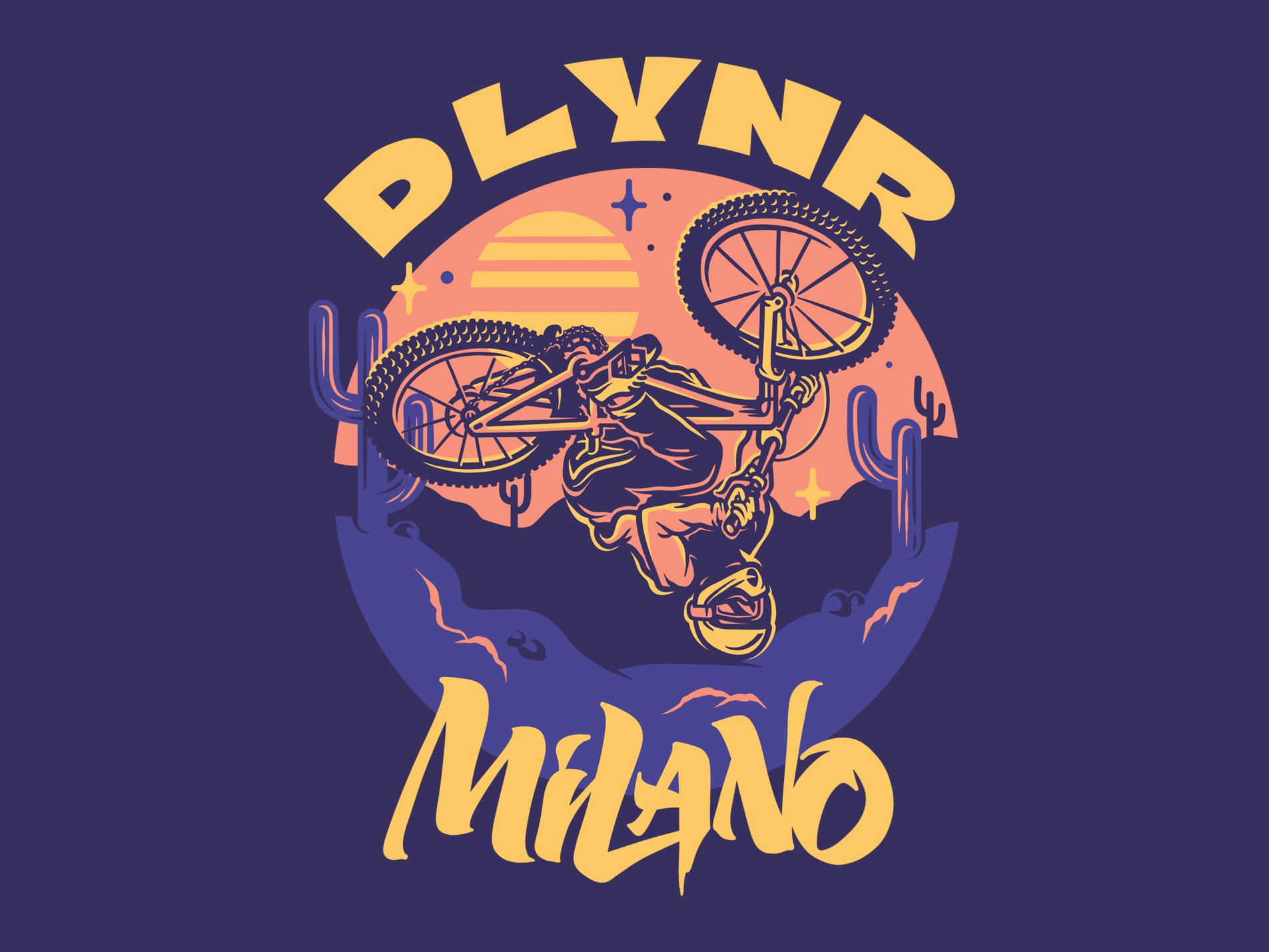Example of DLYNR Downhill Illustration