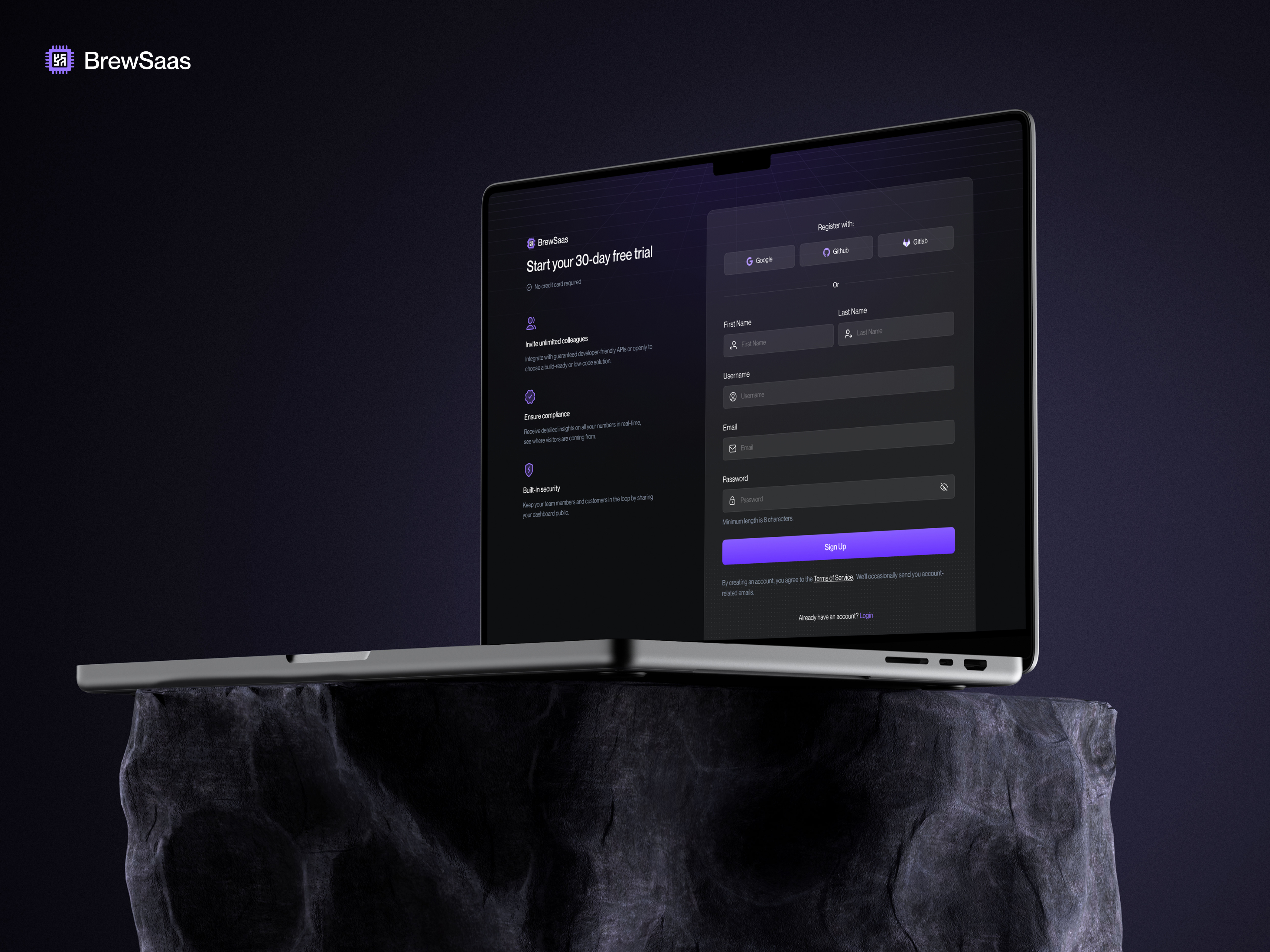Saas Website Login/ Sign Up UI Design animation branding creative design figma hero section illustration landing page login login design logo minimalist mockup saas signup technology ui ui design ux webdesign