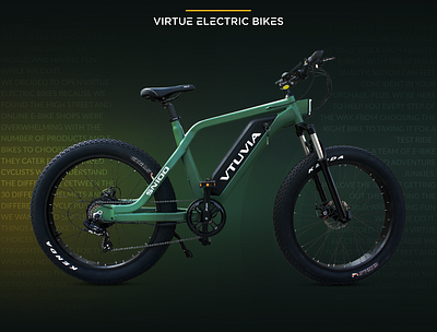 Virtue Electric Bikes design development e bikes e commerce e commerce design electric bikes shopify uxui website design