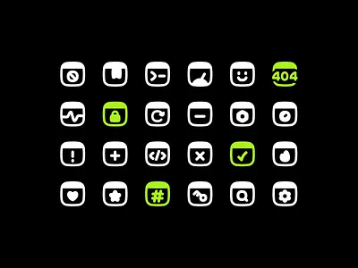 Trendy Programming UI windows icons - Flex Remix branding design flat flex icons illustration illustrator logo minimal programming remix streamline streamlinehq trendy vector