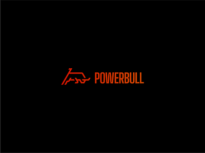 Powerbull - Logo Design & Visual Identity branding bull design designer flat graphic design illustration logo logo design power ui ux vector visual identity
