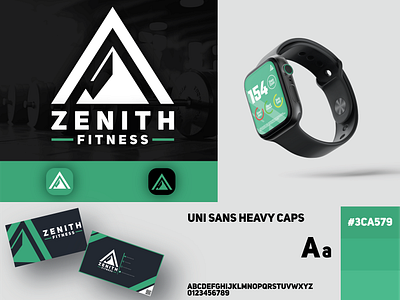 Zenith Fitness | Brand Identity branding graphic design logo