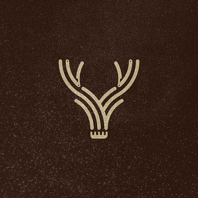 Deer Trim animal antler barber barbershop blade buck comb creative logo cuts deer elk horned logo design logo inspiration pictorial razor simple logo stag trim wild