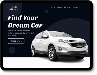 Car Website Ui Design car landing page car shop website car website design car website template figma design ui ui ux web design web ui website design