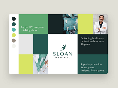 Sloan Medical - Brand Board brand board branding graphic design logo medical