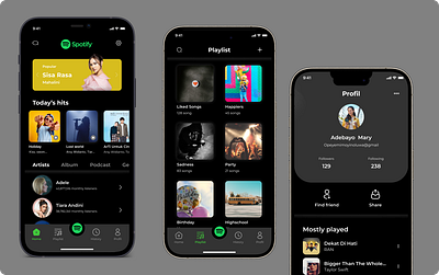 music app design uiux