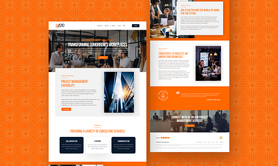 ADC Consulting Group Website Design ui