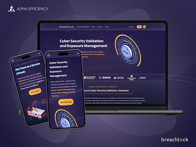 Breachlock - Website Design branding design desktop design graphic design illustration logo responsive design ui ux web webdesign website design