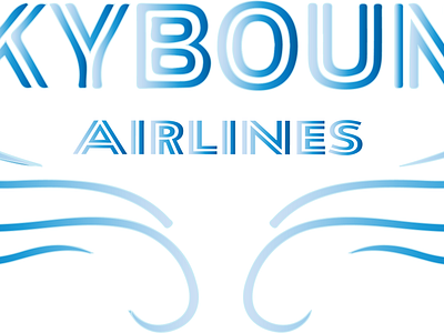 Skybound Airlines 3d air airlines animation beginner branding design graphic design illustration illustrator logo motion graphics sky ui