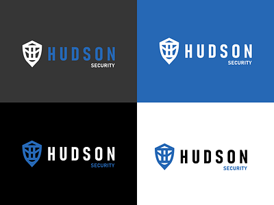 Hudson Security - Logo branding design graphic design logo logo design vector