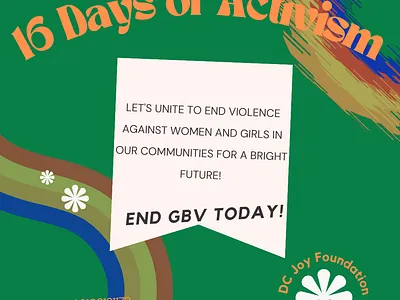 GBV Campaign Flyer branding graphic design typography