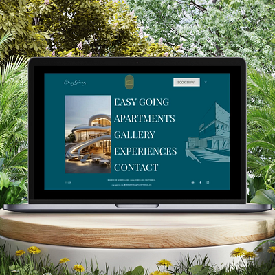 Boutique Apartment | Website Design design landing landing page minimal real estate ui uidesign web webdesign website