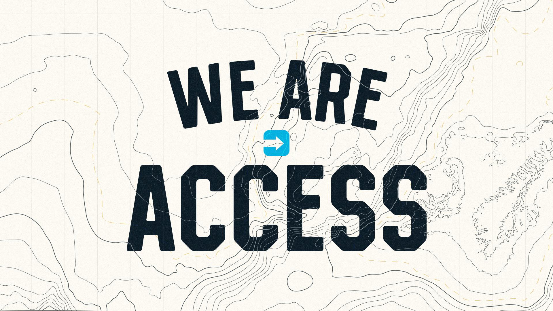 We Are Access arrow branding church church design jesus message series sermon series topography typography