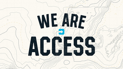 We Are Access arrow branding church church design jesus message series sermon series topography typography