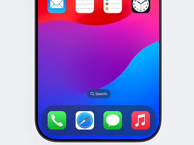 ios dock scroll : Concept design animation ios ui