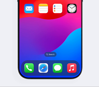 ios dock scroll : Concept design animation ios ui