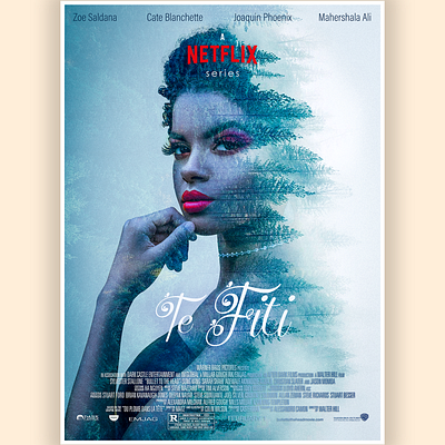 Te Fiti movie poster design graphic design photoshop