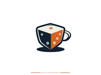 Coffee Games Logo brand branding coffee design games graphic design illustration logo logofolio table games vector