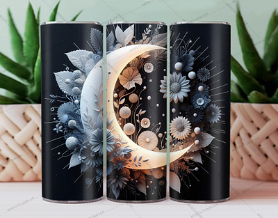 Sun Half Moon Skinny Tumbler Wrap 20 oz tumbler 30 oz tumbler color image illustration moon moon art moon background moon design moon tumbler moon vector moon vector art photography skinny tumbler sublimation sun half template tumbler design tumbler sublimation tumbler warp vector art waterslide tumbler