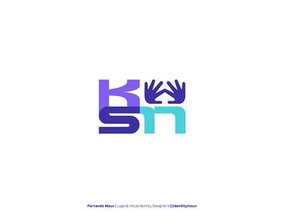 KSM Monogram brand branding colors design graphic design hands illustration ksm logo logofolio monogram vector