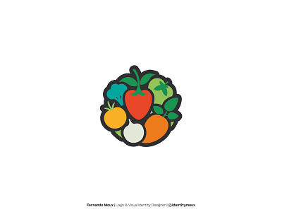 Fruits Logo brand branding design fruit graphic design illustration logo logofolio modern vector