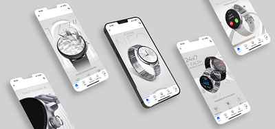 A Smartwatch Landing Page Idea That Ticks All the Boxes! creative graphic design landing page modern layout smart watch ui user experience user interface uxui design web design website design