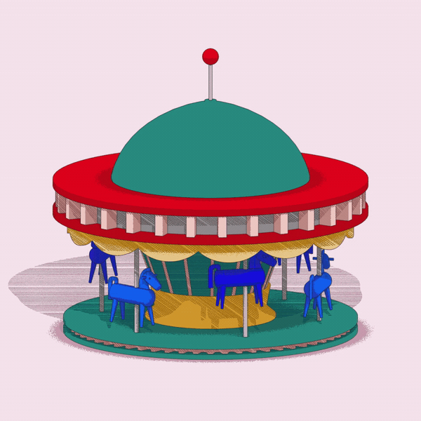 Carousel animation design gif illustration loop loop animation motion motion design motion graphics