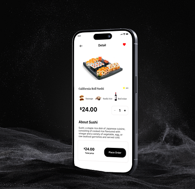 Food App app design food ui ux