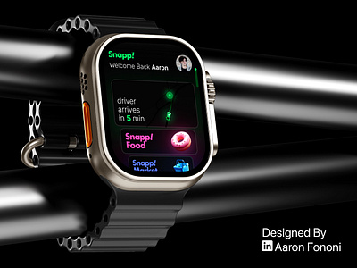 Snapp! Product Design Case Study; Apple Watch Super App Concept 3d 3d apple watch animation apple watch apple watch app apple watch app design apple watch uiux case study design graphic design motion graphics product product design product design case study product designer snapp snapp uiux snapp uiux case study ui ux