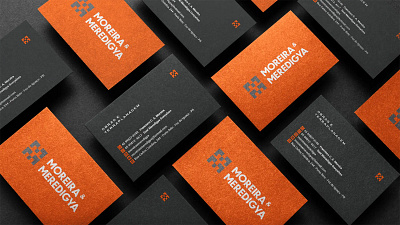 Stationary | Brand Identity | Branding Design brand brand guidelines branding business card corporate graphic design orange