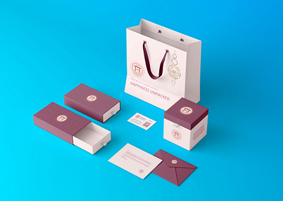 Jewellery Packaging mockup branding design graphic design
