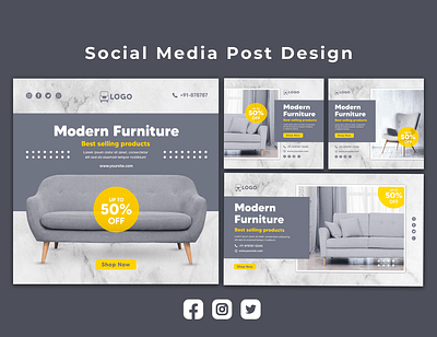 Social Media Posts Design | Ads | Furniture Instagram Caroussel ads furniture graphic design instagram instagram caroussel social media social media posts