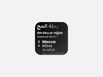 🕋 Ministry of Hajj and Umrah Hajj Journey widget design concept arab arab saudi hajj hajjjourney mecca mina saudi arabia