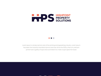 HIGHPOINT PROPERTY SOLUTION branding branding design corporate design creative design design designpark14 graphic design house logo logo logo creation logo creator logo design logo designer logo maker logo making minimal logo minimalist property logo real estate logo