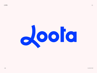 Loota branding design graphic design icon identity lettering logo logotype minimal minimalistic simple ui