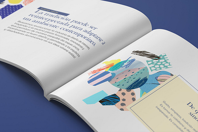 A peek inside this home products brand's brandbook basic big headings bold book brandbook colorful editorial fun layout patterns