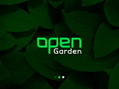 garden logo branding design garden logo graphic design illustration logo sakibart typography vector