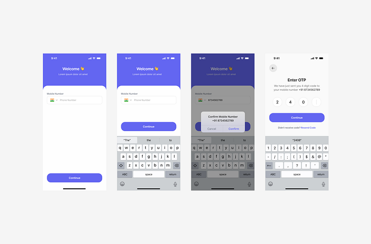 Login Screen by Khushi Jain on Dribbble