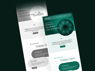 Revolutionizing Optometry with AI-Powered Solutions ai artificial intelligence brand identity branding creative design design graphic design technology ui ux web design wireframes