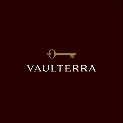 Vaulterra Logo branding graphic design logo