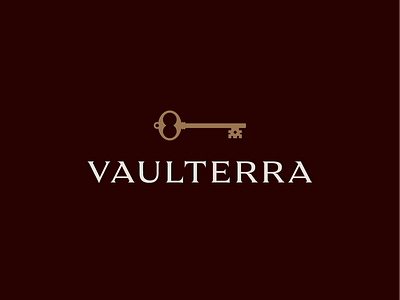 Vaulterra Logo branding graphic design logo