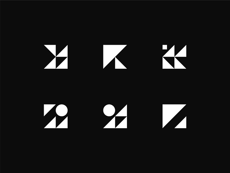 Minimalist Geometric Logo Collection by LogoFarmer's Studio on Dribbble